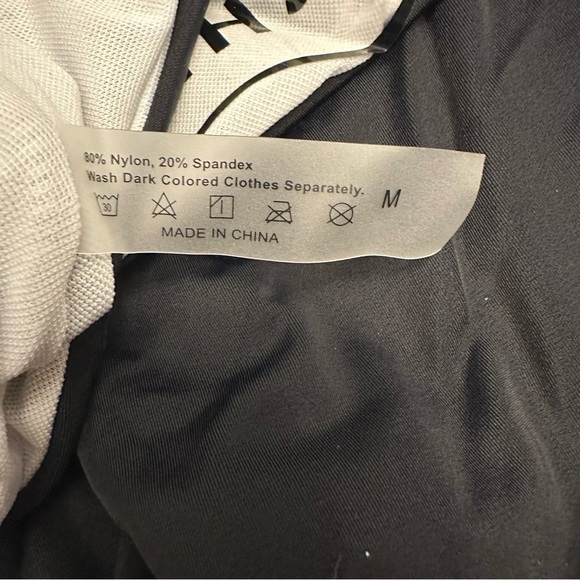 One piece Double Tie Halter Bathing Suit - Picture 6 of 6